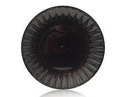 

Тарелки праздничные одноразовые черные из стеклопластика 20.5 см 10 шт, Черный