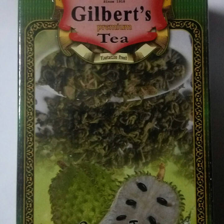 

Чай зеленый цейлонский Саусеп Гилбертс 100 г Gilberts soursop green tea