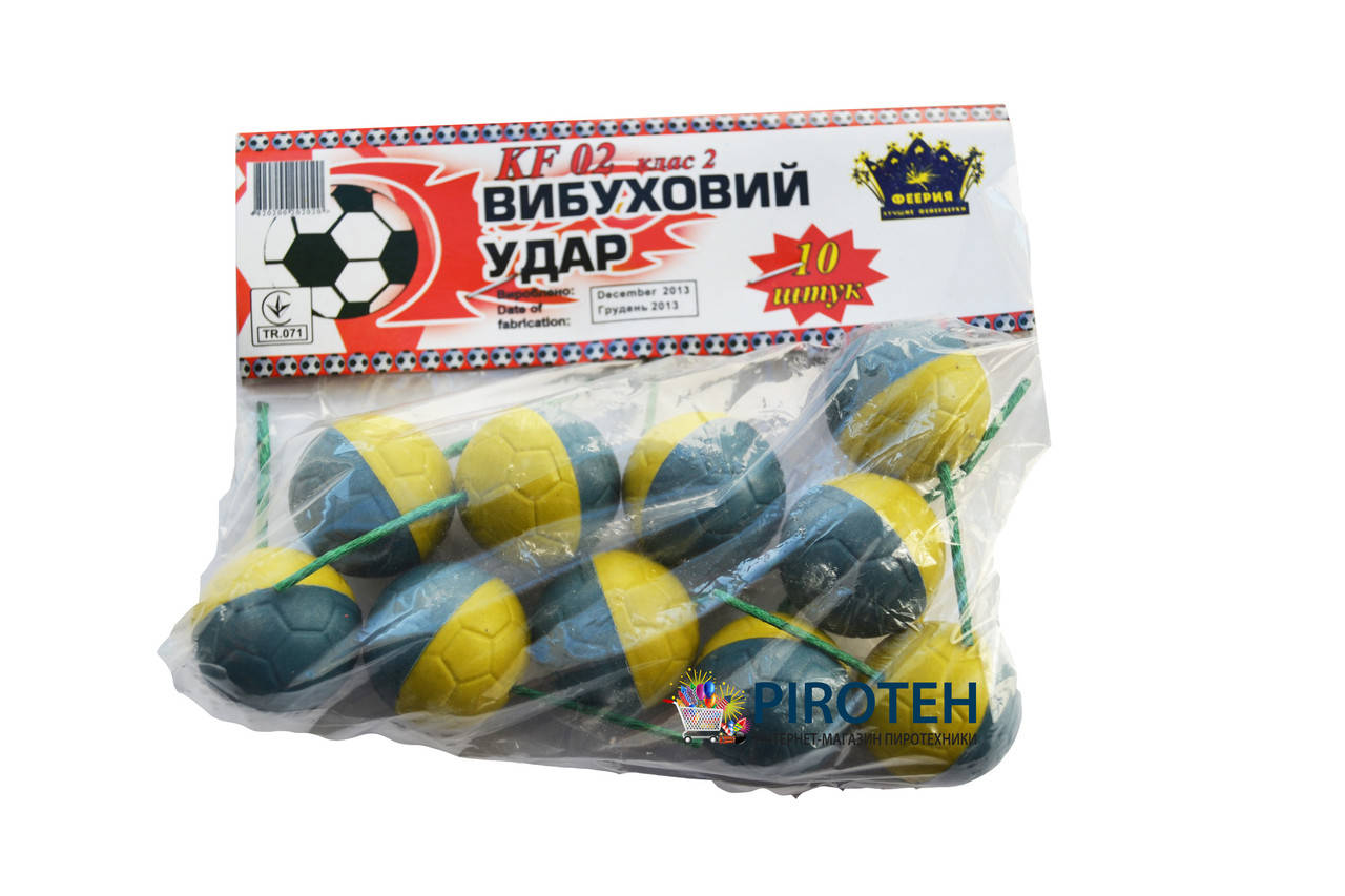 

Петарды Взрывной Удар (KF02) Феерия