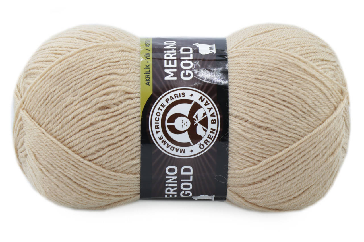 

Madame Tricote Paris Merino Gold, Топленое молоко №079, Бежевый
