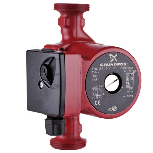 

Насос для отопления циркуляционный Grundfos UPS 25-40, Grundfos UPS 25-60