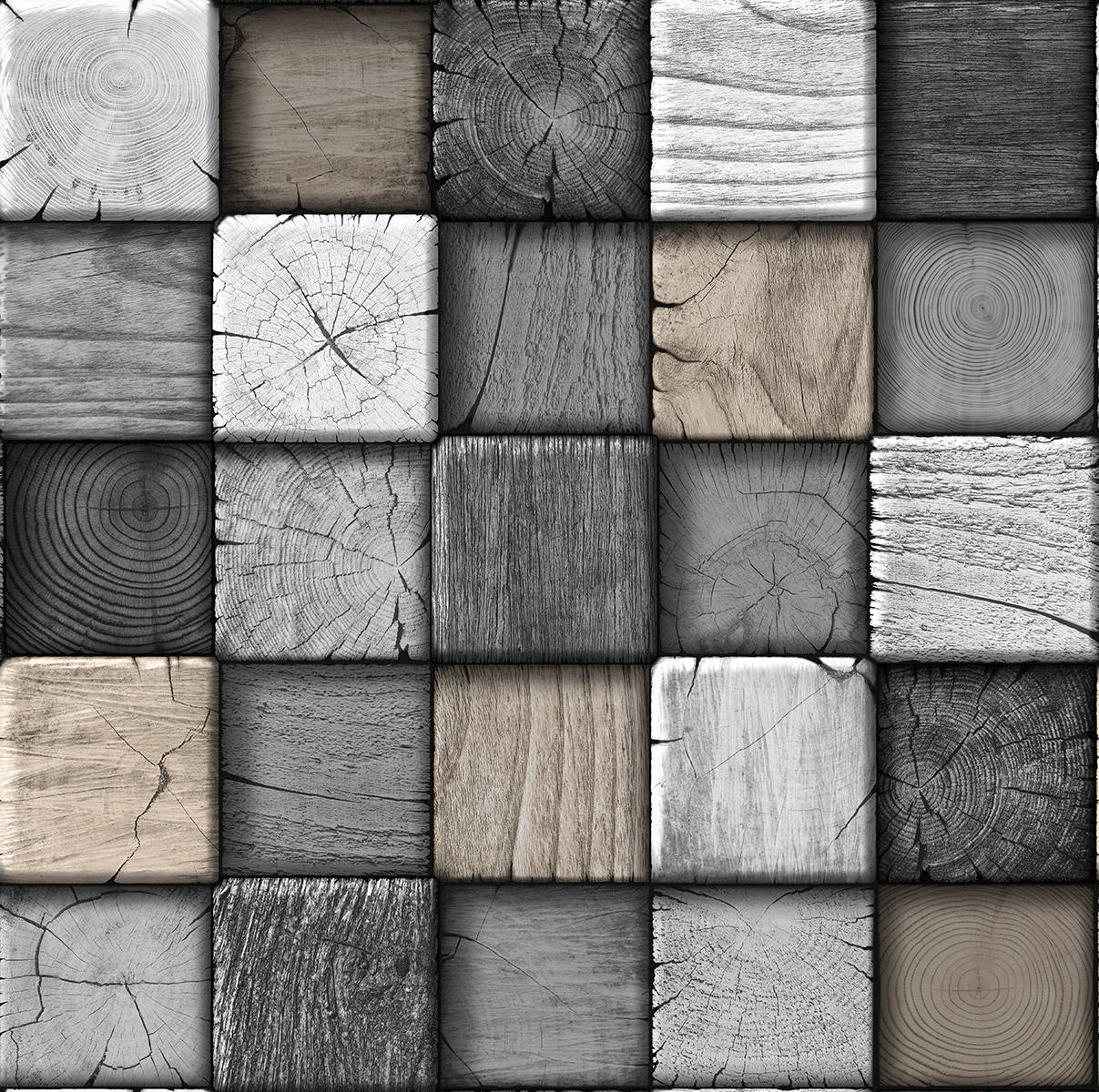 

Обои бумажные влагостойкие Континент Дамиано Черный / Белый с бежевым (2217)