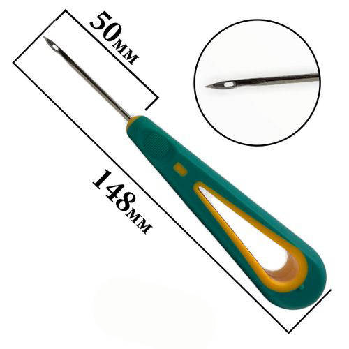 

Шило с ушком швейное 148mm, пластиковая ручка покрытая силиконом (6153)