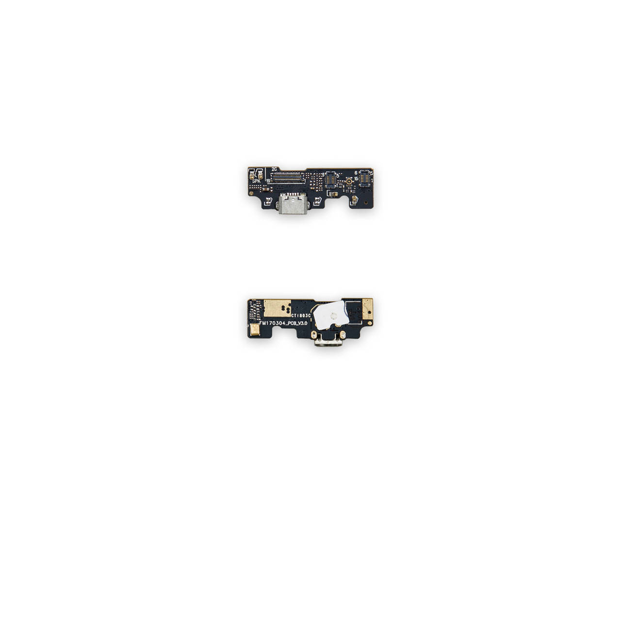 

Нижняя плата MEIZU U20 (U685H) с разъемом питания и микрофоном