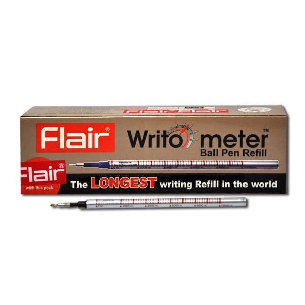 

Стержень шариковый "Writo-Meter" 0.5 мм 10 км ч.Черный Flair