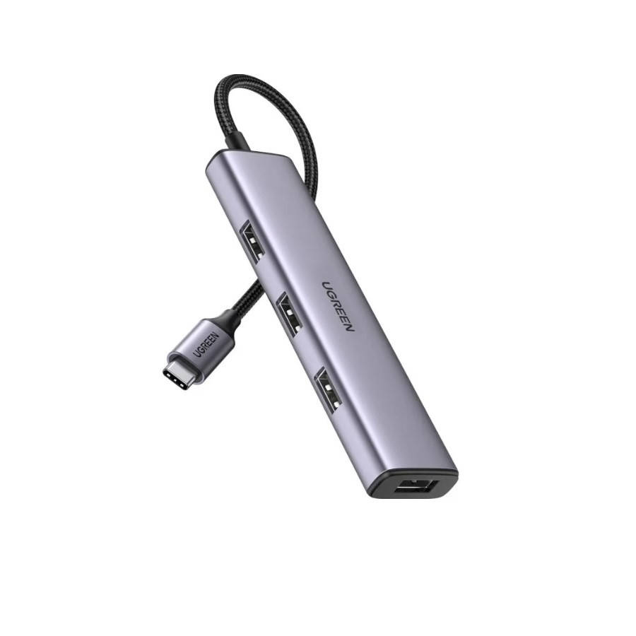 

USB хаб Ugreen CM473 TypeC на 4USB 3.0 Silver