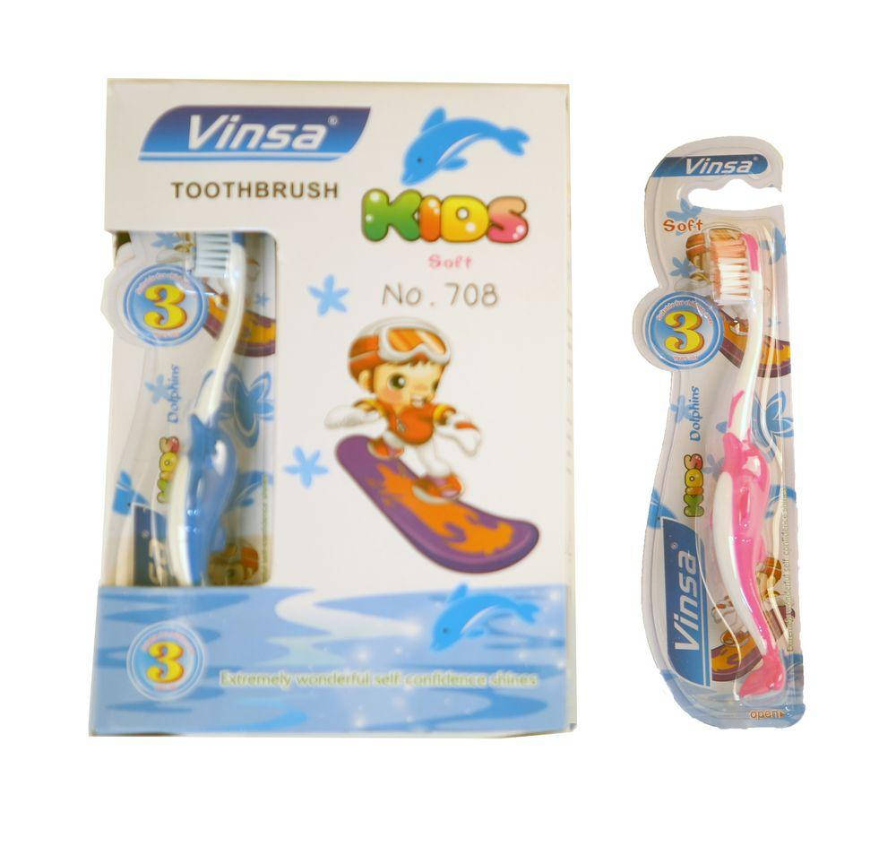

Зубна щітка дитяча Vinsa Kids Дельфін