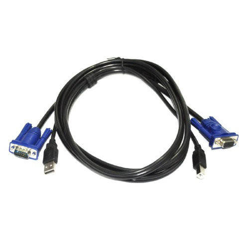 

Кабель для KVM свича VGA + USB, Черный