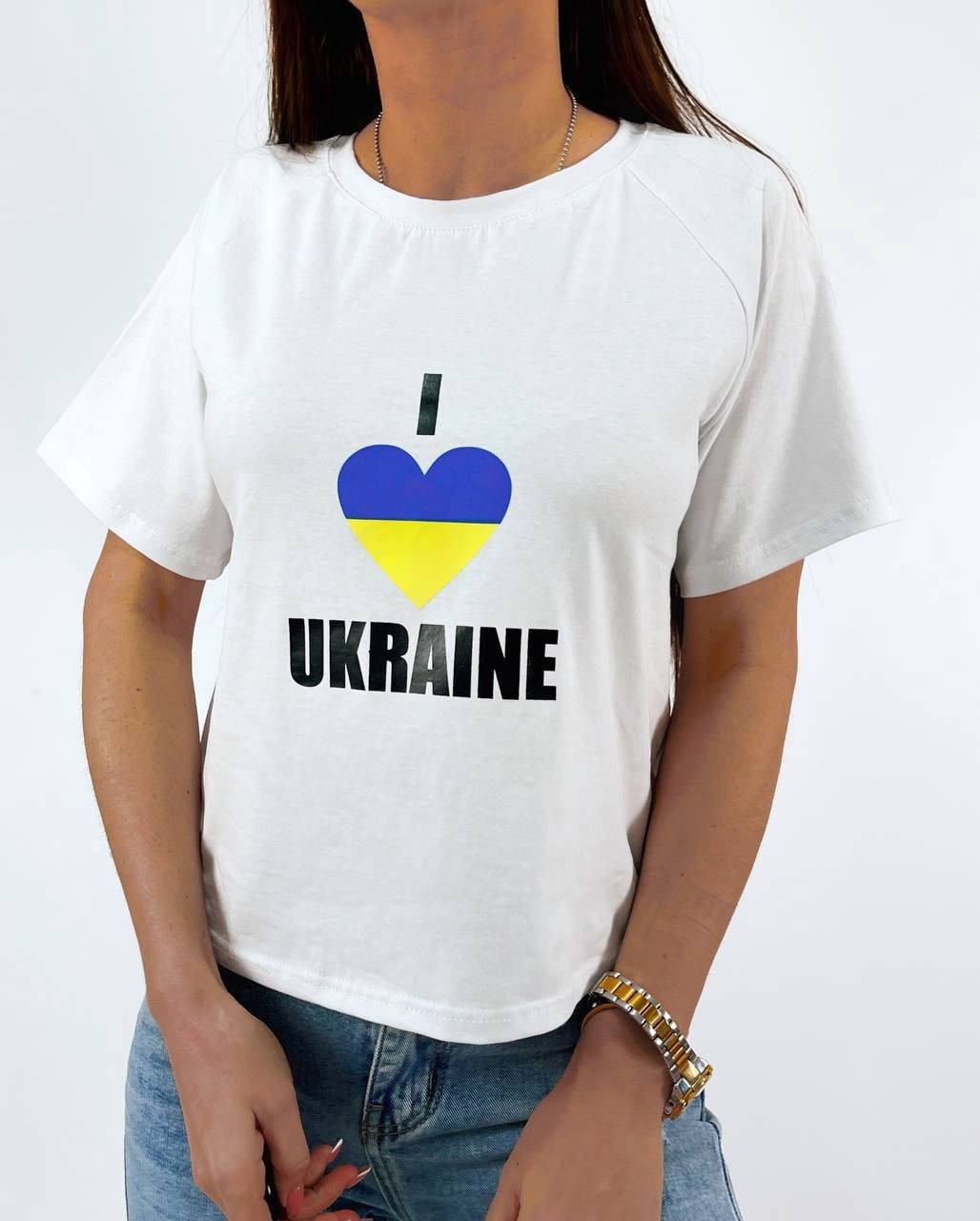 

Футболка женская украинская, Белый