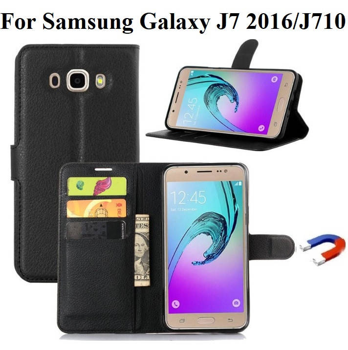 

Чехол книжка Wallet для Samsung Galaxy J7 2016 /J710, Черный