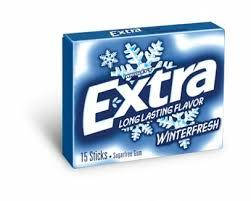 

Жевательная резинка Winterfresh Extra Gum, 41 г