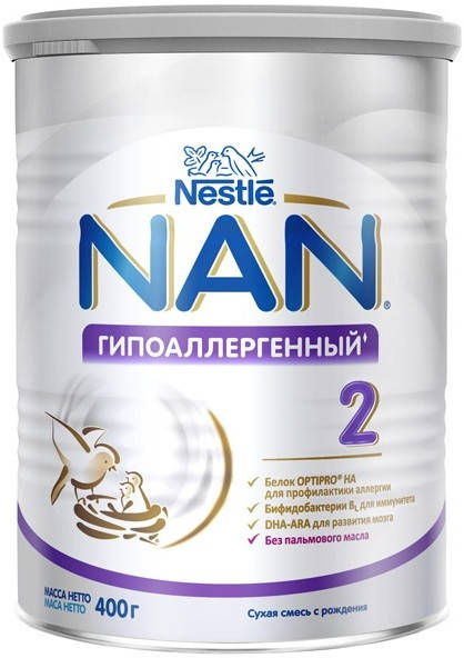 

Nestle Молочная смесь NAN HA 2 Гипоаллергенный 400г