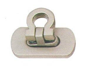 

Замок "бабочка"никель жен 30*15