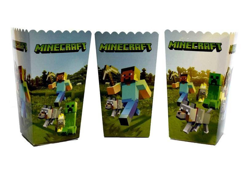 

Коробочки Майнкрафт (MINECRAFT) для сладостей и попкорна 5шт в уп.
