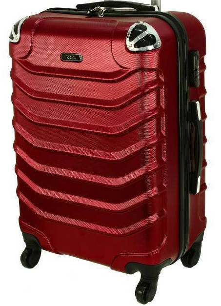 

Чемодан дорожній RGL 730, великий бордовий! Новинка 2018! Валіза на колесах на 100л !