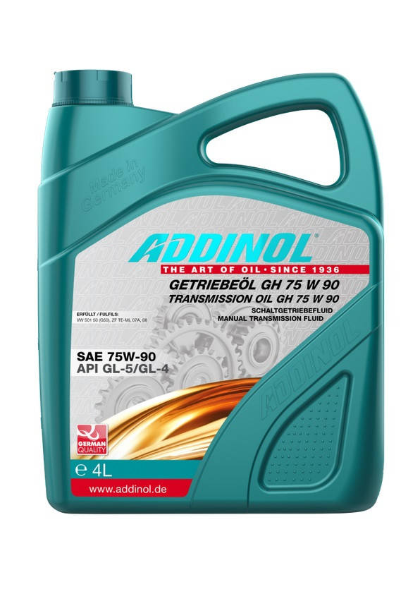 

Масло трансмиссионное Addinol GETRIEBEÖL GH 75w90 4л