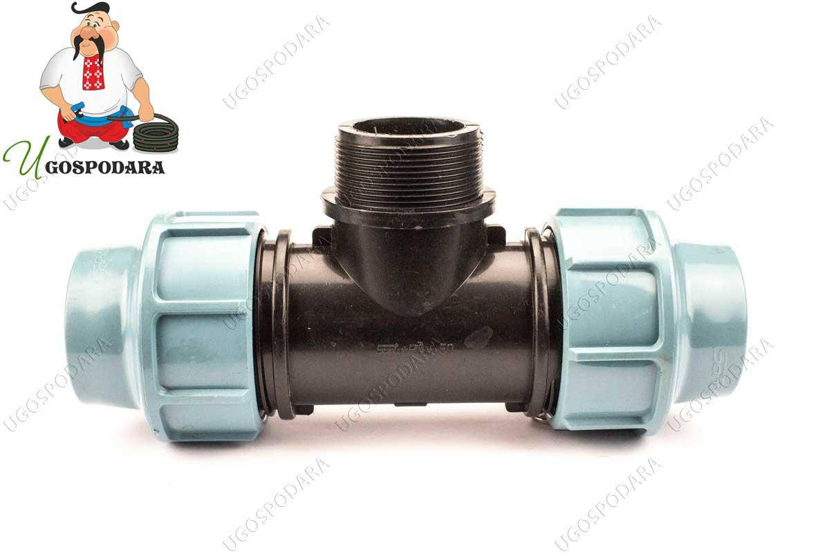 

Тройник с наружной резьбой ТНР SantehPlast 25х3/4"х25 (25х3/4"х25)