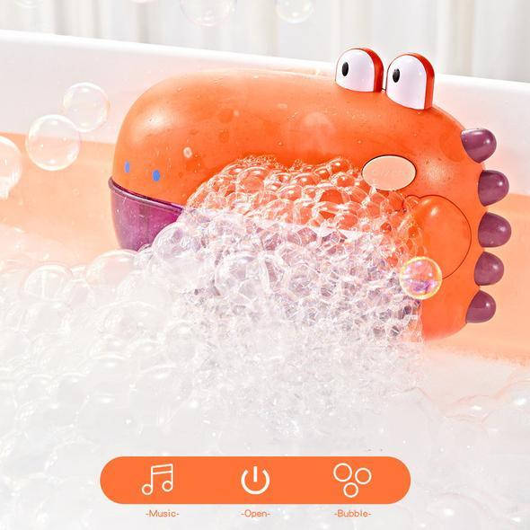 

Игрушка для купания генератор пены Крокодил музыкальная игрушка для ванны Красная