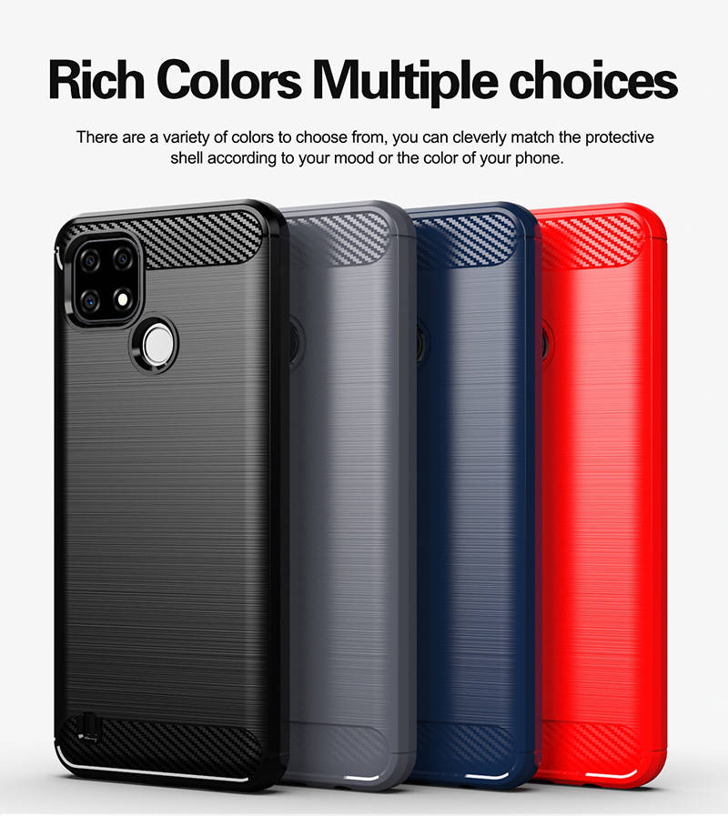 

TPU чехол накладка Urban для Realme C21 (4 цвета), Разные цвета