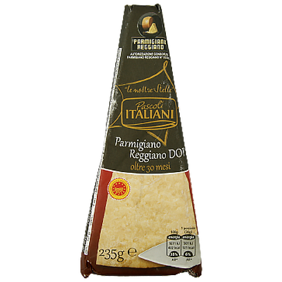 

Сир Пармезан Реджано пасколі 30/М Parmigiano Reggiano pascoli 235g (Код : 00-00012252)