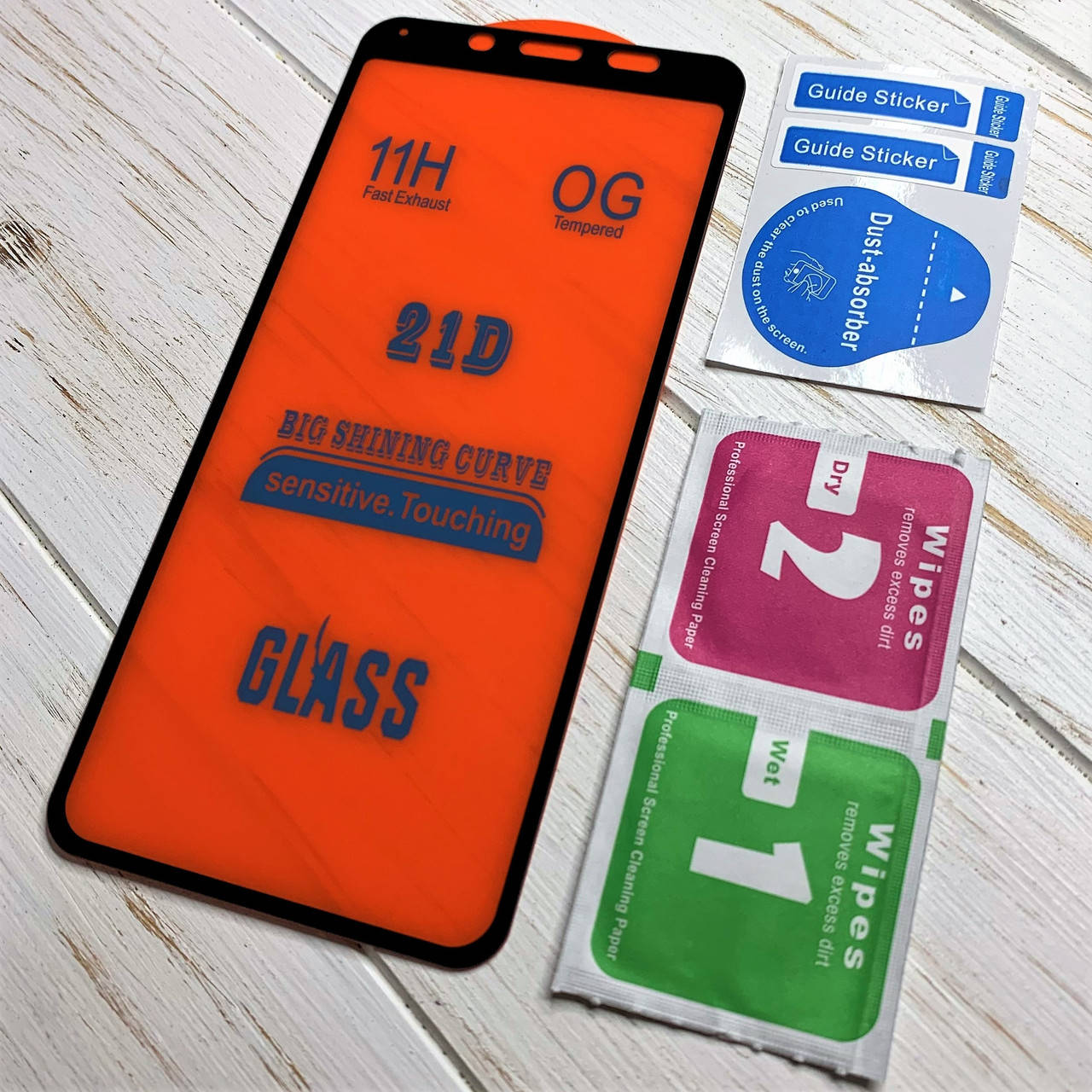 

Защитное стекло для Xiaomi Redmi 7A 21D чёрное, Прозрачный