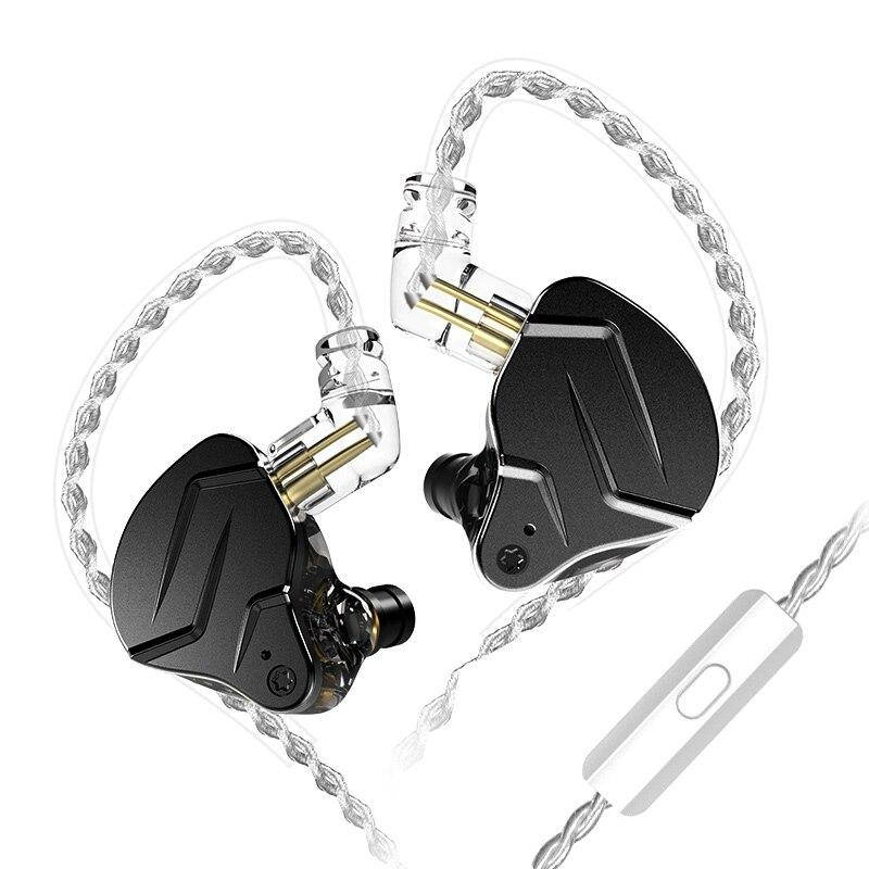 

Наушники KZ ZSN Pro X с микрофоном black, Черный