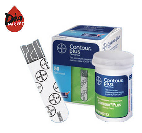 

Тест-полоски Контур Плюс(Contour Plus), 50шт