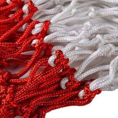 

Сетка баскетбольная, BL-1-300, бело/красная, вес 325г, L=50cm, D45cm, Dшнура 6мм.