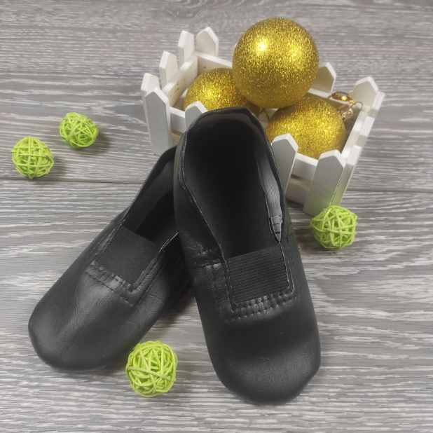 

Детские чешки балетки для танцев и гимнастики, Белый