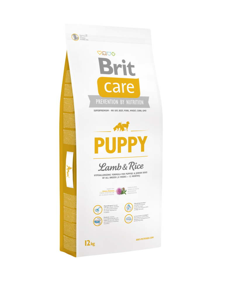 

Сухой корм Brit Care Puppy All Breed Lamb & Rice для щенков всех пород 12 кг