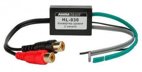 

Перетворювач рівня сигналу 2-х канальний AWM HL-030