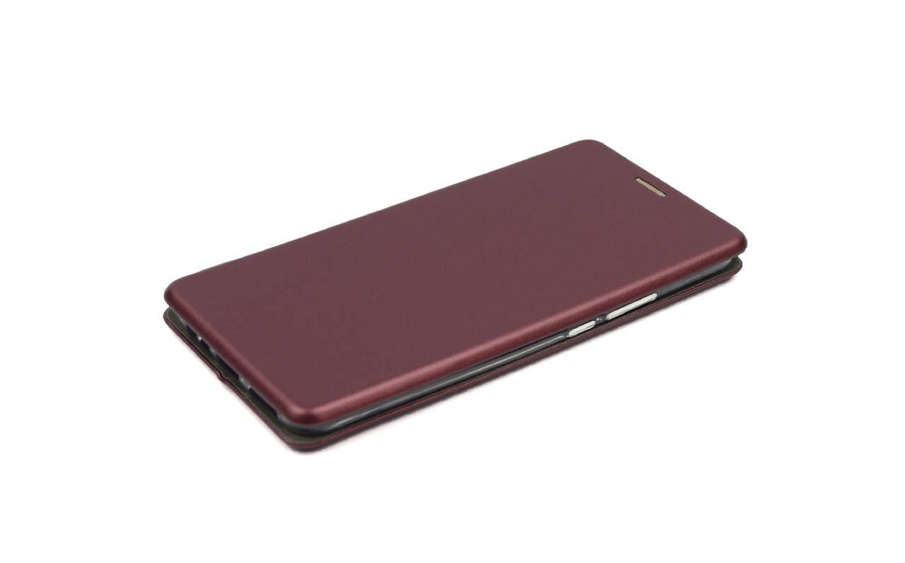 

Чехол книжка Level для Xiaomi Redmi 9 Экокожа Бордовый
