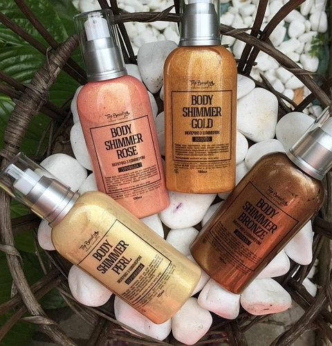 

Молочко с шиммером для тела с оттенками золота,жемчуга и бронзы Top Beauty Body Shimmer Gold/Perl/Bronze 100мл