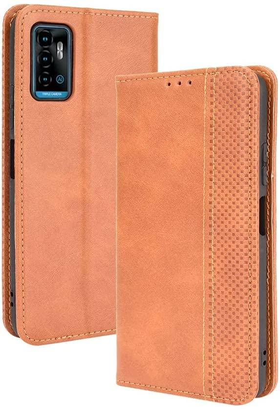 

Чехол книжка RetroLine ZTE Blade A71 (ЗТЕ Блейд А71), Коричневый