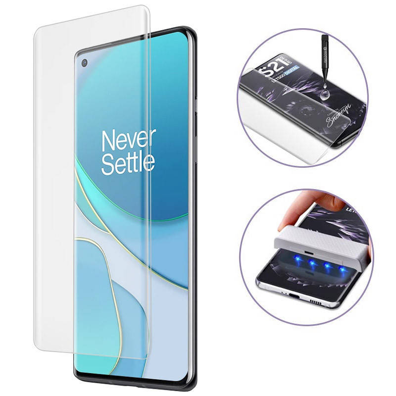 

Защитное 3D стекло Mocolo с УФ лампой для OnePlus 9 Pro, Прозрачный