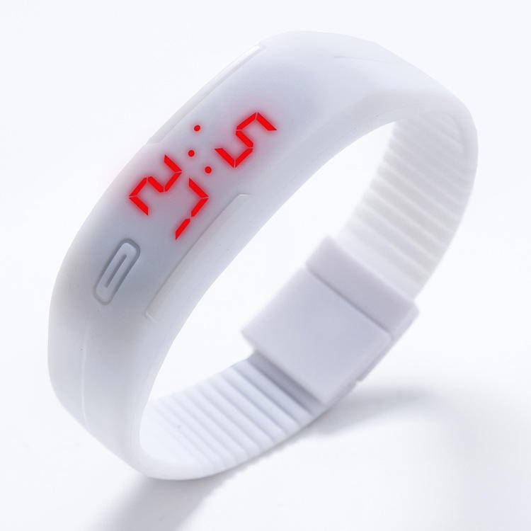 

Оригинальные силиконовые LED часы-браслет