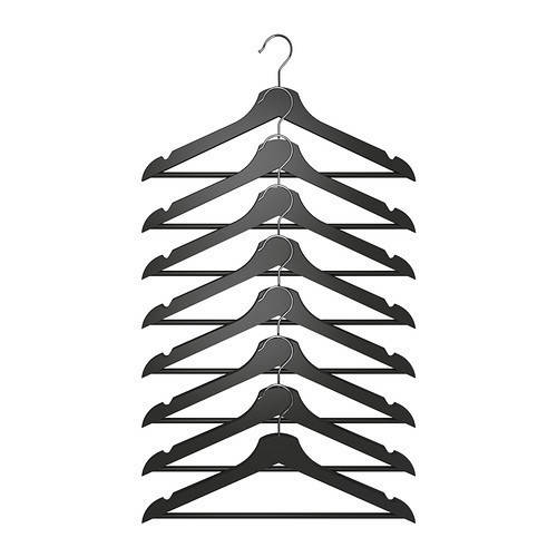 

БУМЕРАНГ Плечики, черный, 20238534, ИКЕА, IKEA, BUMERANG