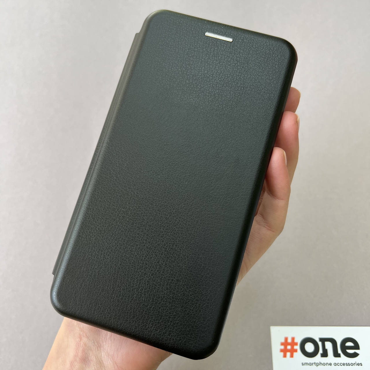 

Чехол-книга для Motorola E6s с эко кожи с подставкой магнитом книжка на телефон моторола е6с черная STN, Черный
