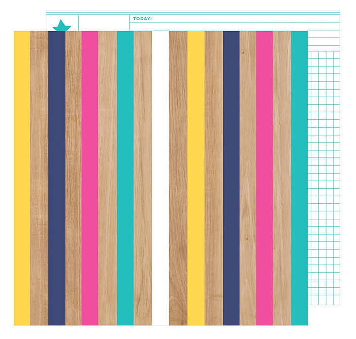

Папір двосторонній - Fall In Line - Glitter Girl - Shimelle - 30x30