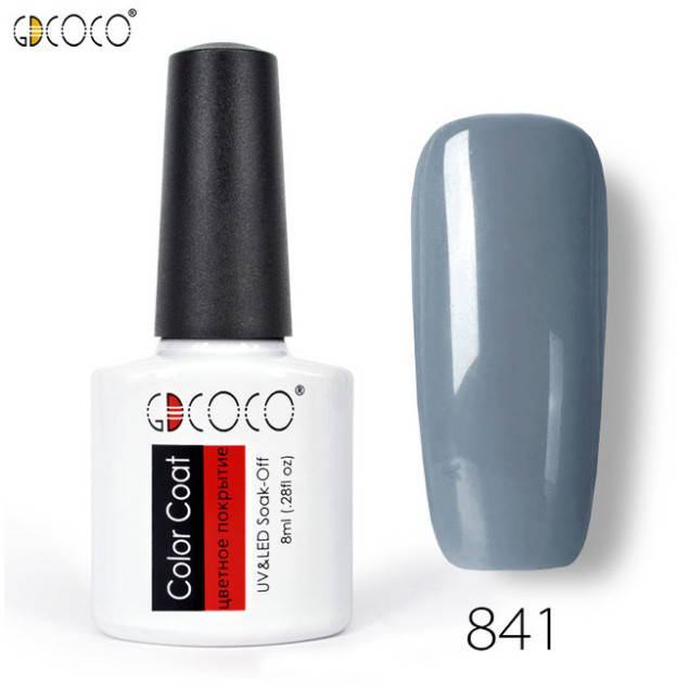 

Гель-лак GDCOCO 8 мл, №841 (серый, мокрый асфальт)