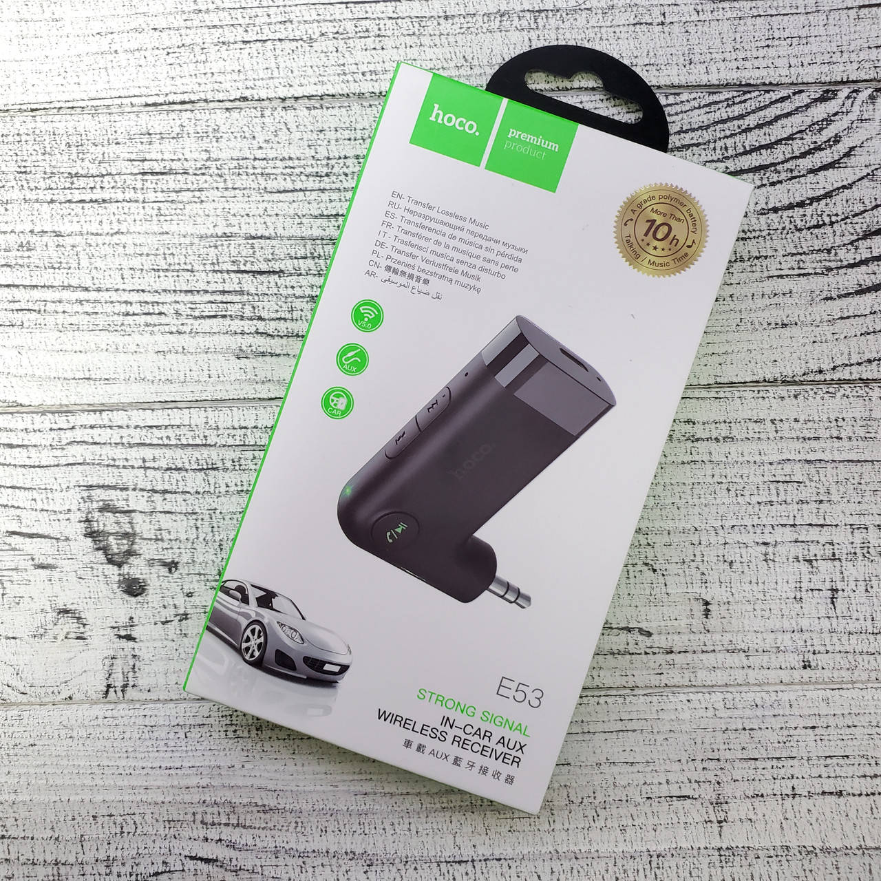 

Bluetooth ресивер Hoco E53 AUX Wireless Receiver автомобильный