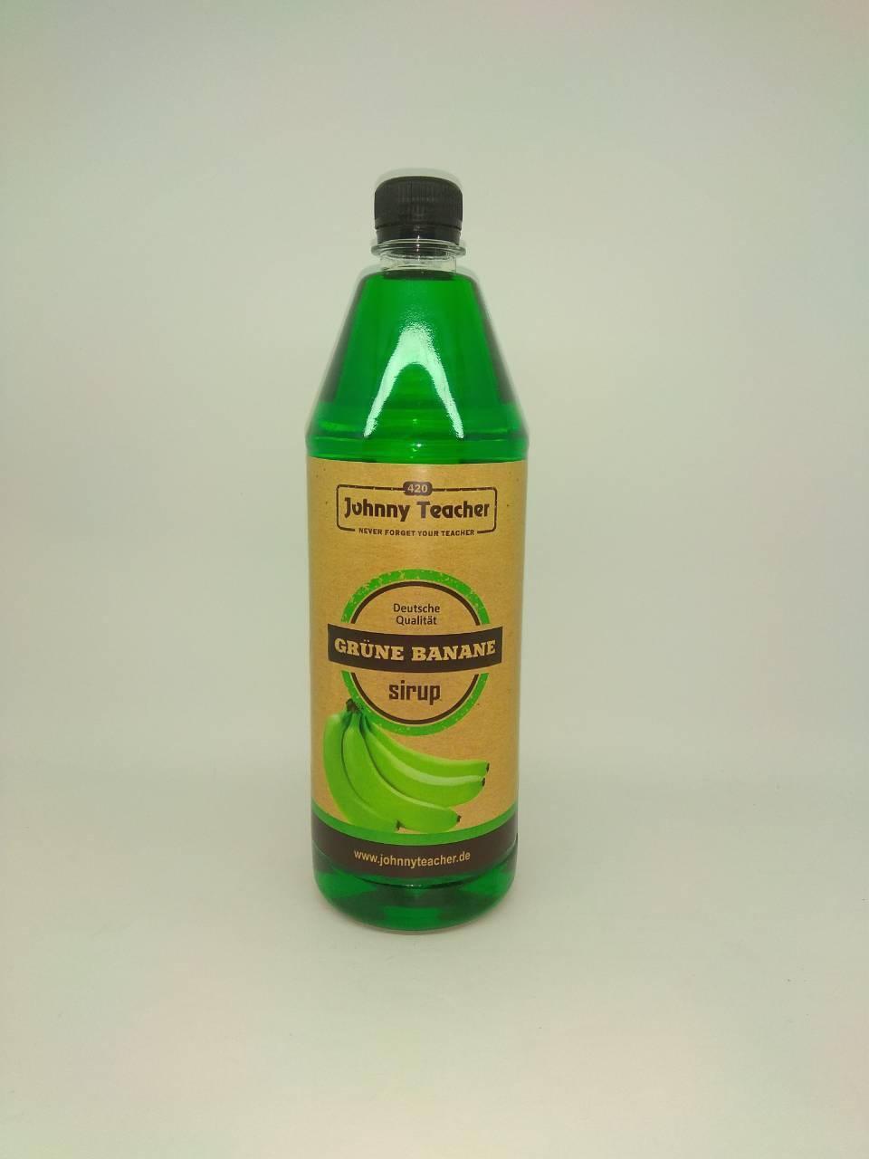 

Сироп ТМ Johnny Teacher Зеленый банан 1350 г (пластик)