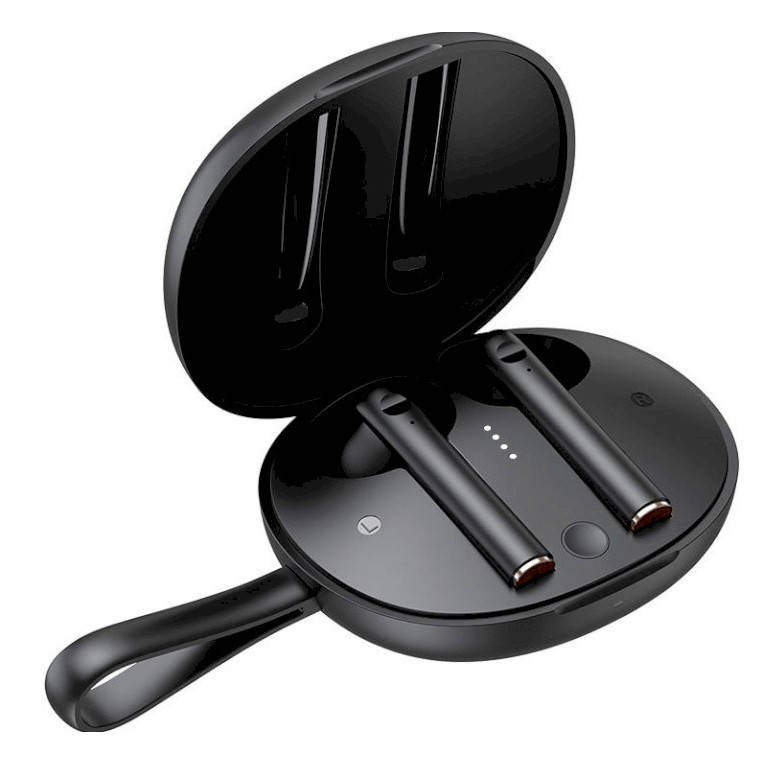

Наушники вкладыши беспроводные с микрофоном Baseus Encok W05 Bluetooth в кейсе Черный (NGW05-01)