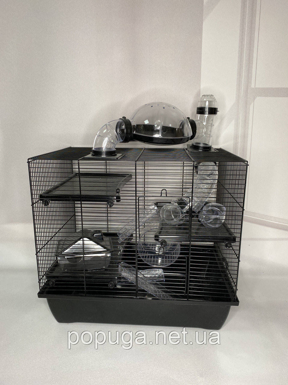 

Клетка для грызунов Inter Zoo Rufus + Terrasa 50×33×44,5