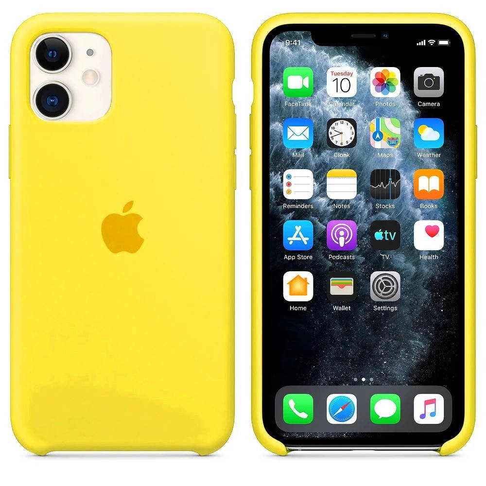 

Чехол Silicone Сase для Iphone 11 бампер накладка Flash