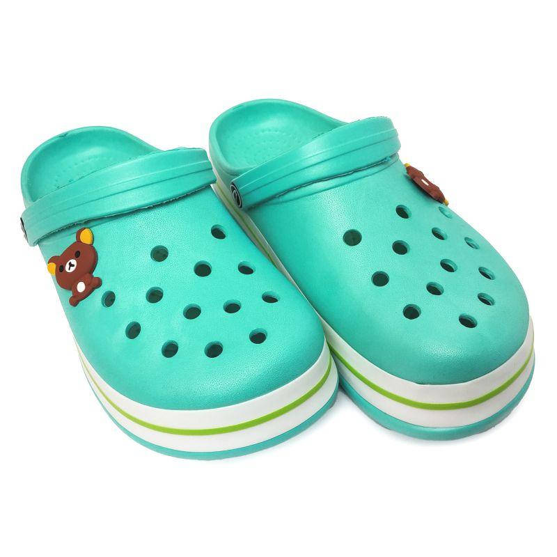 

Кроксы детские сабо для девочки бирюзовый 3002-312 34-35 (22,5 см)