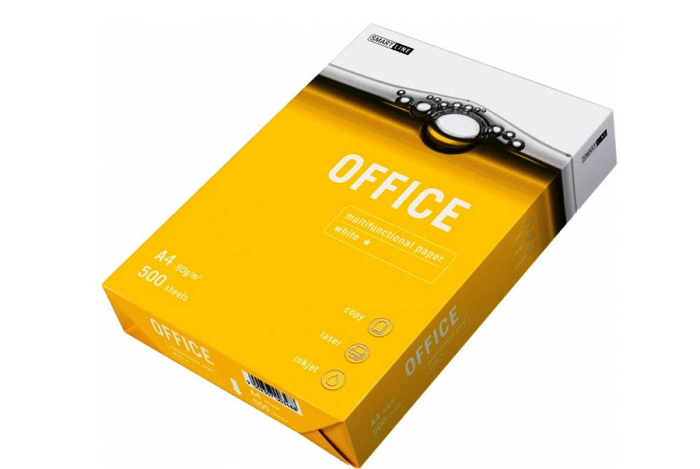 

Бумага A4 SMART line Office 80гр. 500 листов класc С, Белый