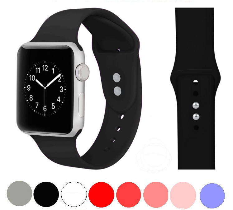 

Силиконовый ремешок для Apple Watch 42/44 Series Sport .