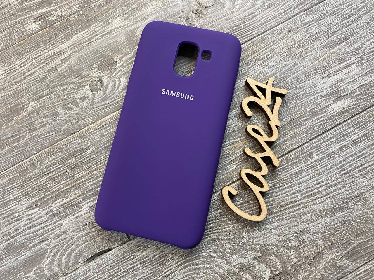 

Чехол Soft touch для Samsung Galaxy J6 J600 2018 (8 цветов) фиолетовый