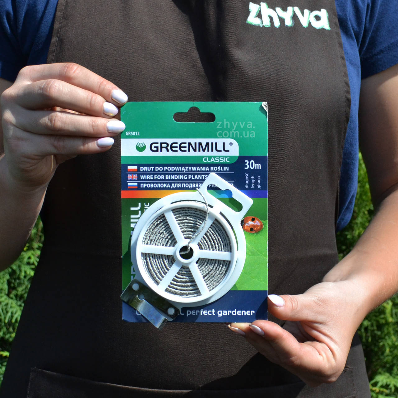 

Дріт для підв'язки рослин Greenmill 30м матова